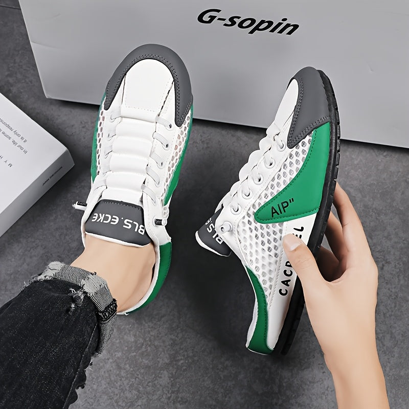 Zhenyuezu Fashion Men's Shoes Men's Trendy Versatile One Step Sports Sandals - Breathable Mesh Lightweight Wear Resistant Half Slippers - Spring And Summer Home Vacation Beach Casual Shoes