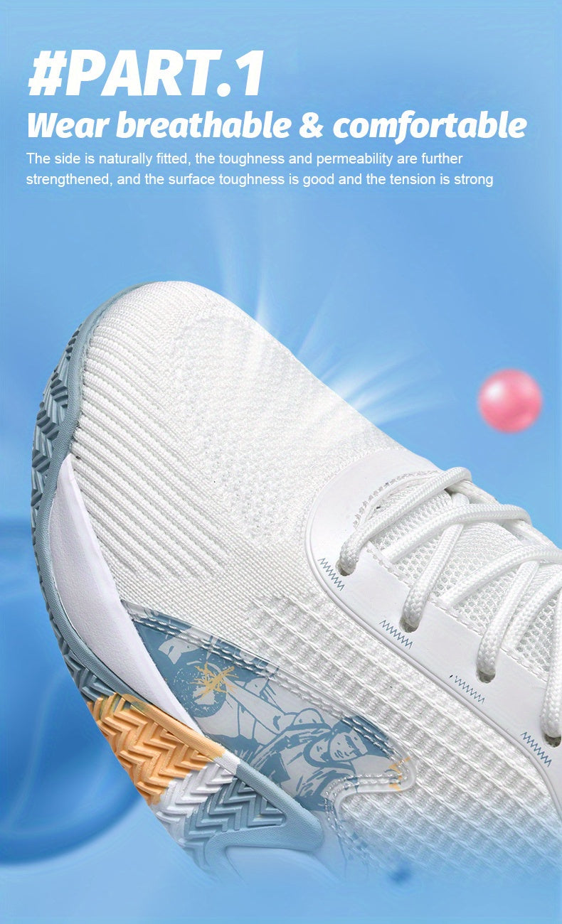 Men's shoes fashionable sports shoes breathable running shoes men's basketball shoes anti slip sports shoes