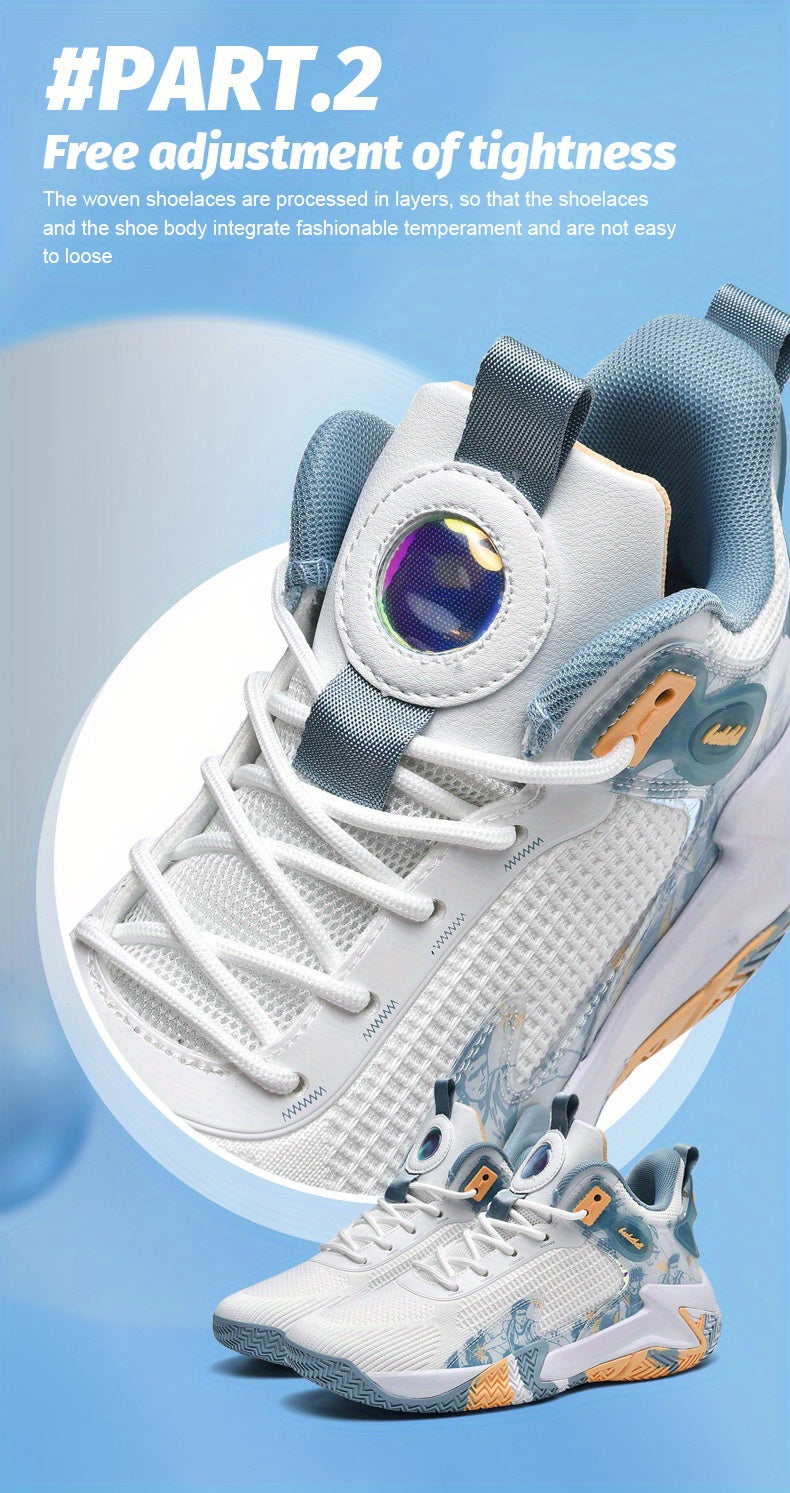 Men's shoes fashionable sports shoes breathable running shoes men's basketball shoes anti slip sports shoes