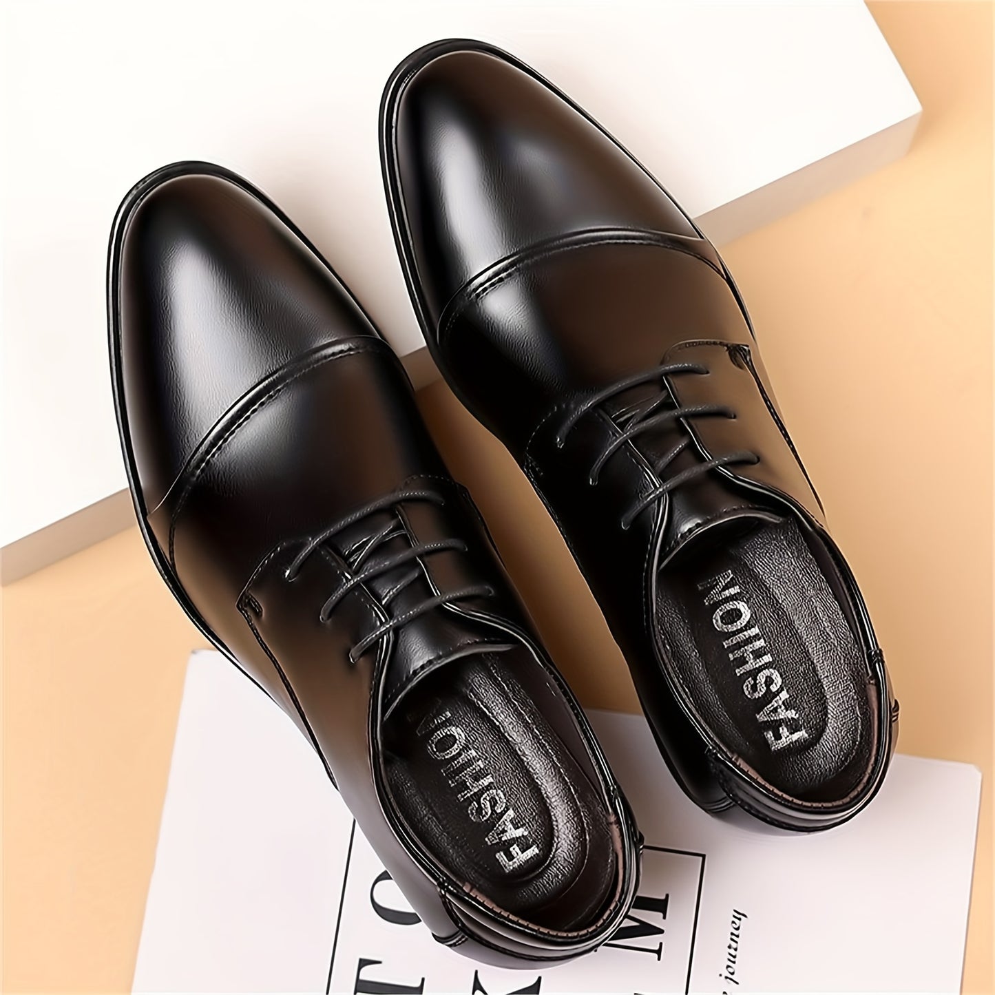 Men's Dress Shoes Classic Modern Formal Business Oxford Casual Comfortable Tuxedo Lace-Up Derbys Shoes For Men