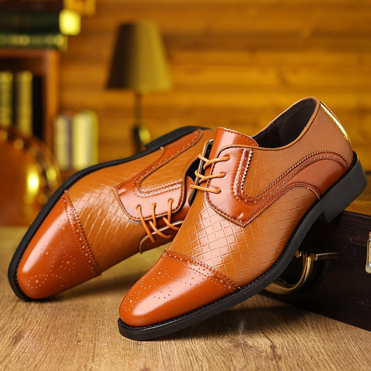 Spring New Men'S Fashion Business Formal Shoes Men'S Shoes English Shoes European Version Single Shoes