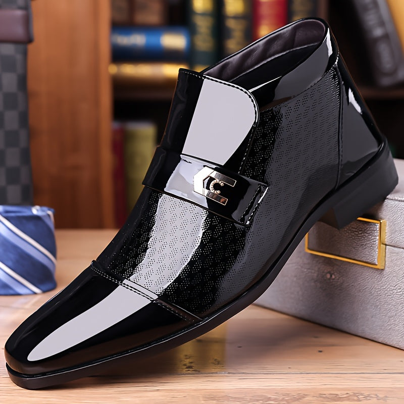 Men's Formal Shoes With Pointed Toes, Slip Resistant And Breathable Boots, Wedding Business And Casual Men's Shoes