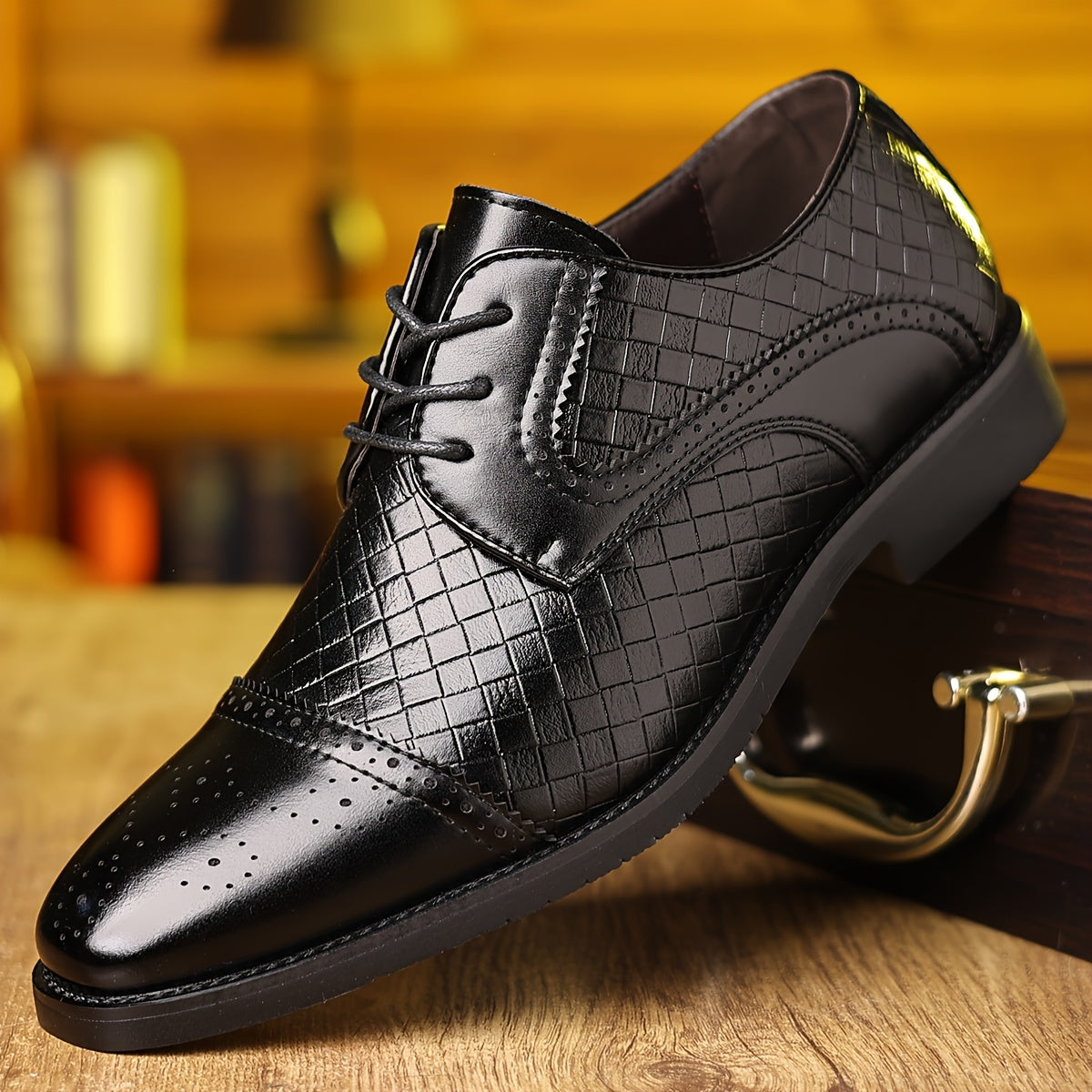 Spring New Men'S Fashion Business Formal Shoes Men'S Shoes English Shoes European Version Single Shoes