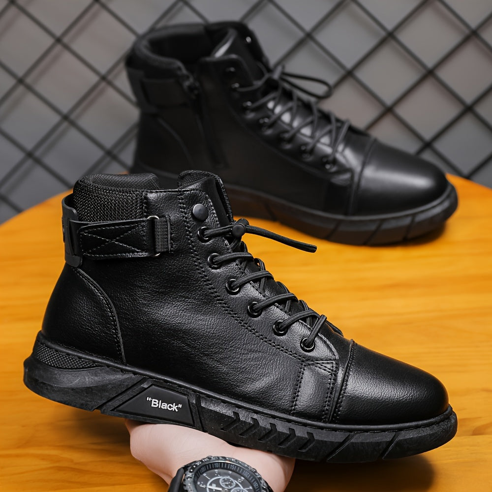 Men's High-top Men's Shoes British Fashion Casual Shoes