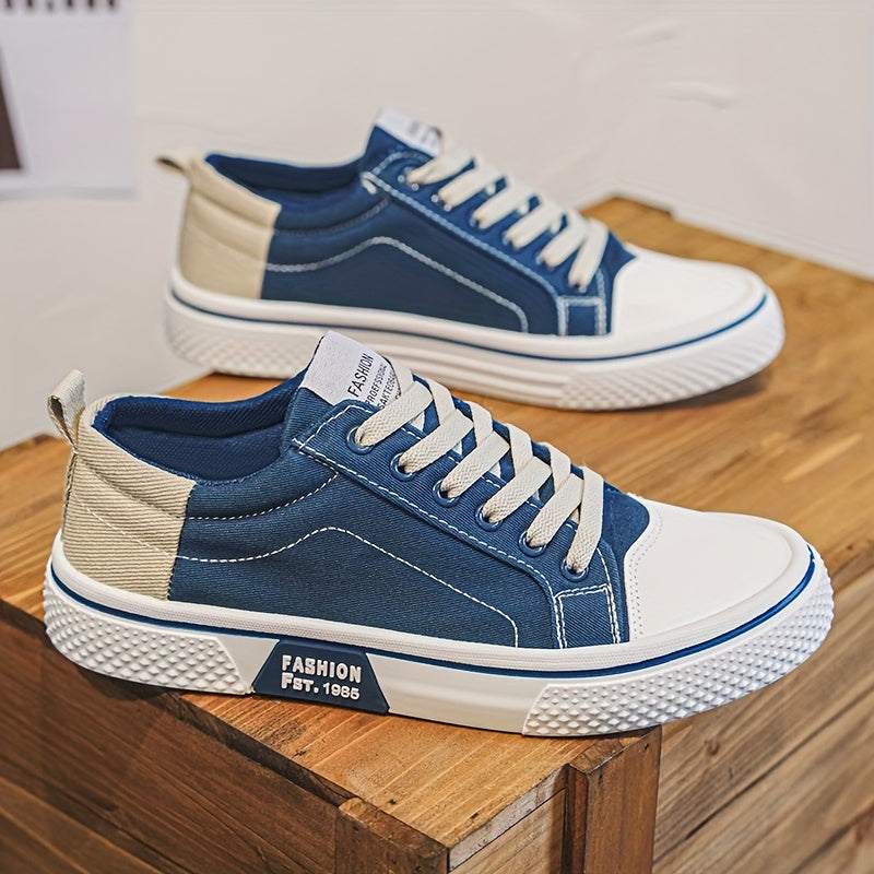 Men'S Sports And Leisure Shoes With Comfortable Lining Canvas Shoes, Simple And Trendy Outdoor Sports, Hiking Vacation, Casual And Fashionable Men'S Shoes