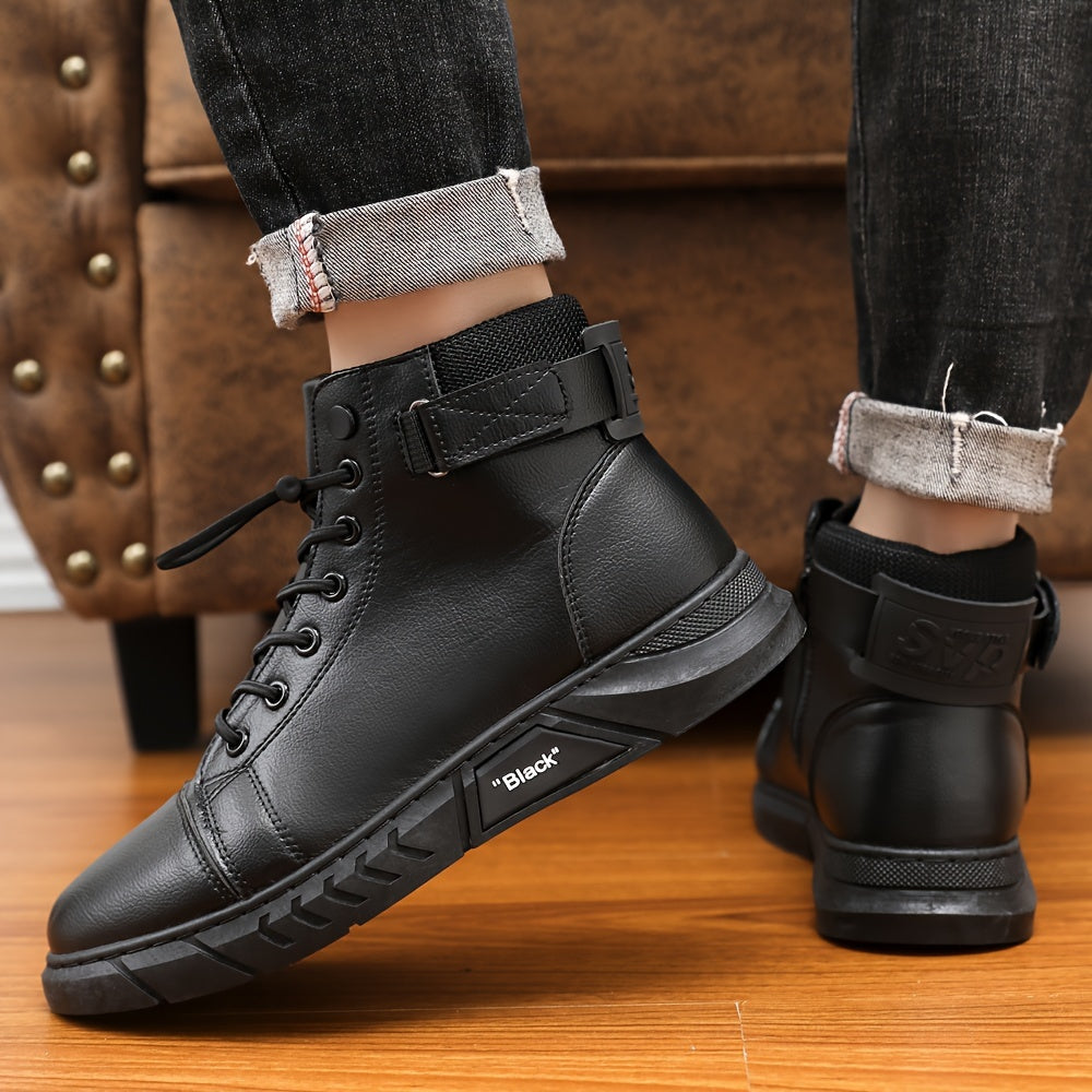 Men's High-top Men's Shoes British Fashion Casual Shoes