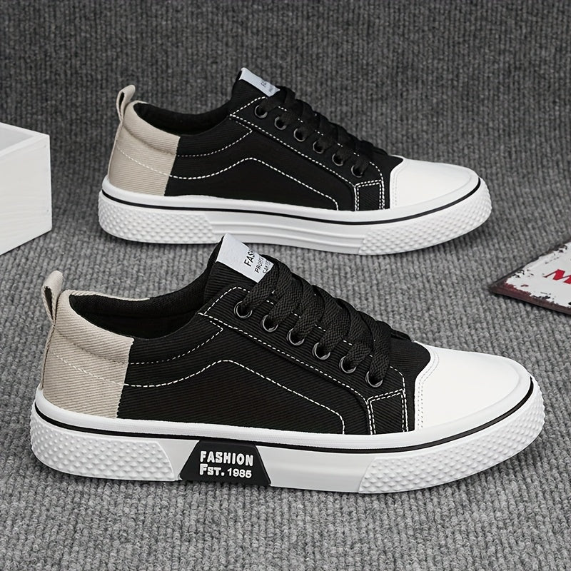 Men'S Sports And Leisure Shoes With Comfortable Lining Canvas Shoes, Simple And Trendy Outdoor Sports, Hiking Vacation, Casual And Fashionable Men'S Shoes