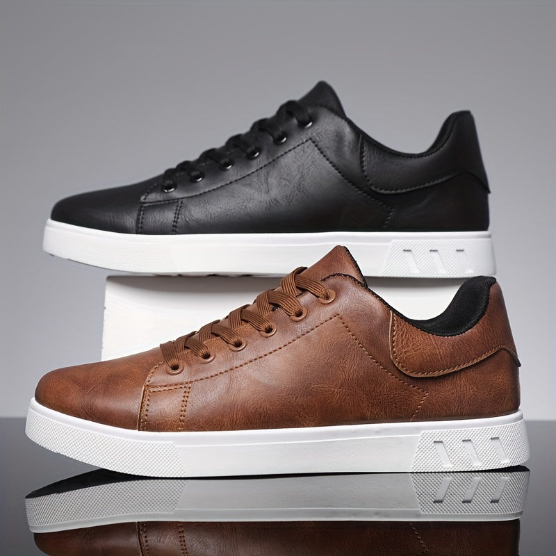 Men's shoes, business solid color, versatile, breathable. sports and leisure board shoes, street shoes