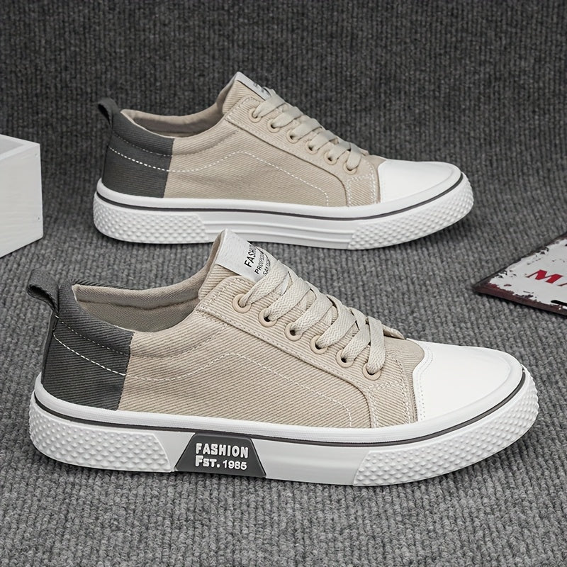 Men'S Sports And Leisure Shoes With Comfortable Lining Canvas Shoes, Simple And Trendy Outdoor Sports, Hiking Vacation, Casual And Fashionable Men'S Shoes