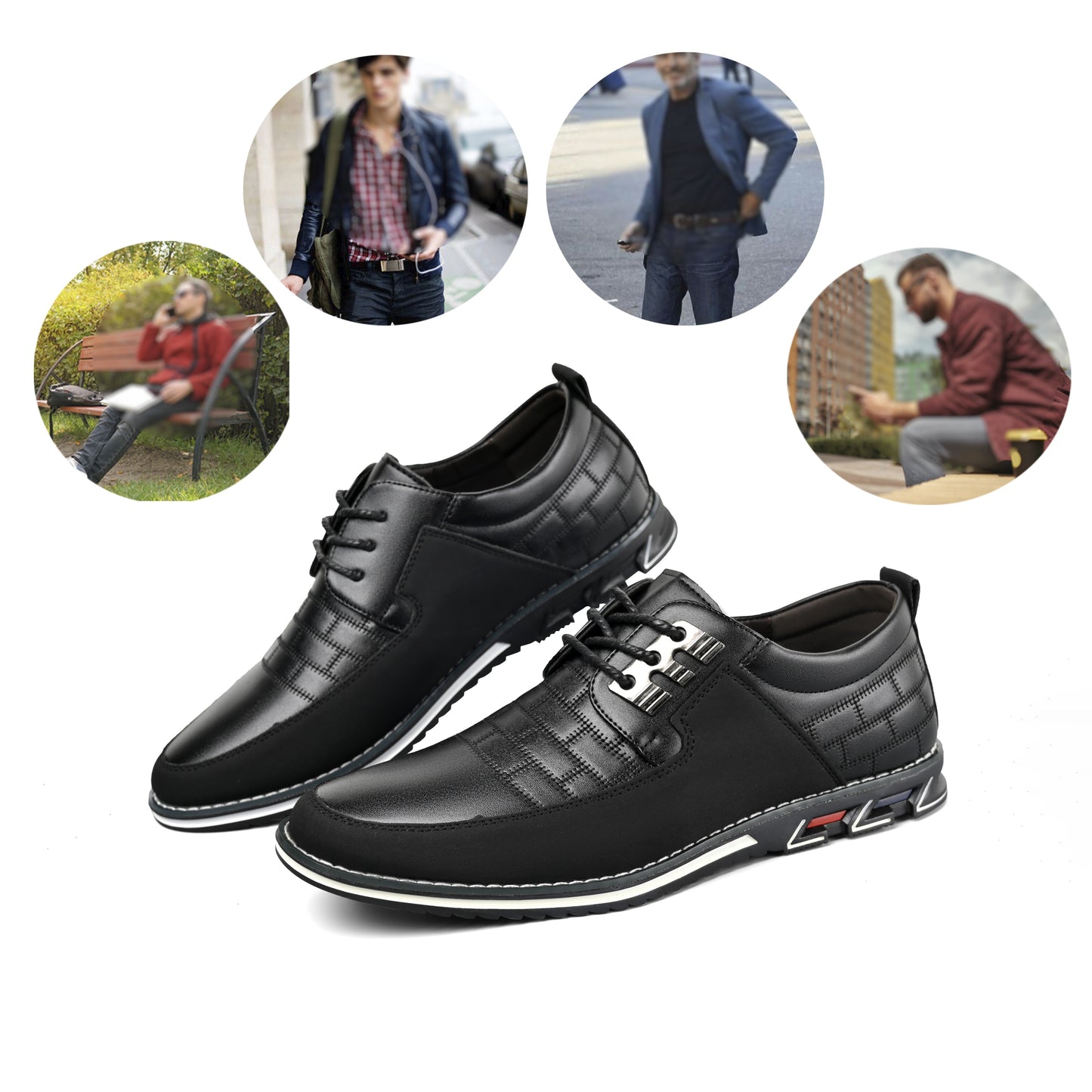 Men's Loafer Shoes, Breathable Lightweight Non-slip Slip On Shoes, Men's Casual Shoes, Spring And Summer, Middle aged men's footwear