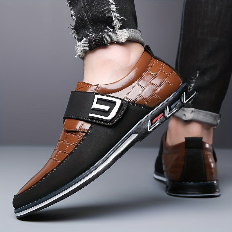 Men's Loafer Shoes, Breathable Lightweight Non-slip Slip On Shoes, Men's Casual Shoes, Spring And Summer, Middle aged men's footwear