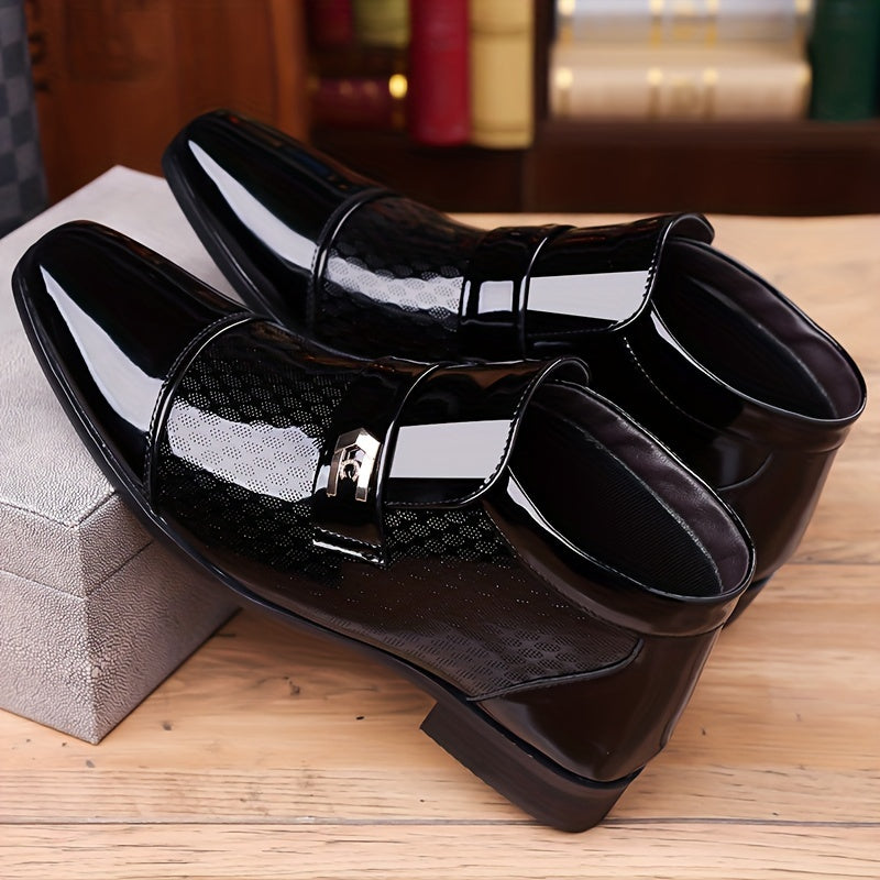 Men's Formal Shoes With Pointed Toes, Slip Resistant And Breathable Boots, Wedding Business And Casual Men's Shoes