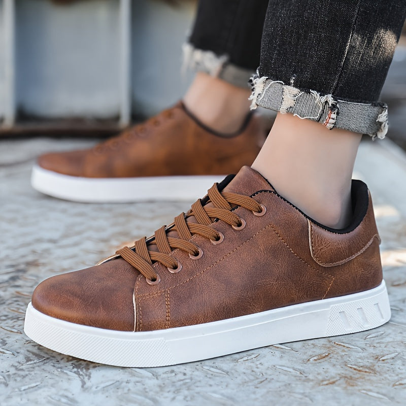 Men's shoes, business solid color, versatile, breathable. sports and leisure board shoes, street shoes