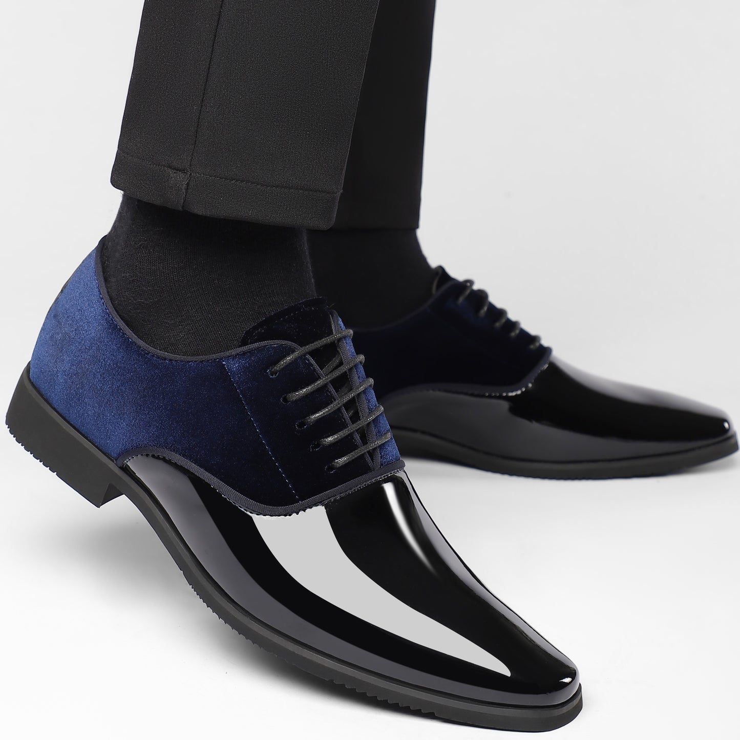 Exquisite Handcrafted Men's Dress Shoes - Luxurious Slip-On Design, Square Toe, Durable Rubber Sole for All Seasons, Comfortable Walking Experience - For Men - Suitable for Formal Occasions, Business & Parties - Perfect Gift