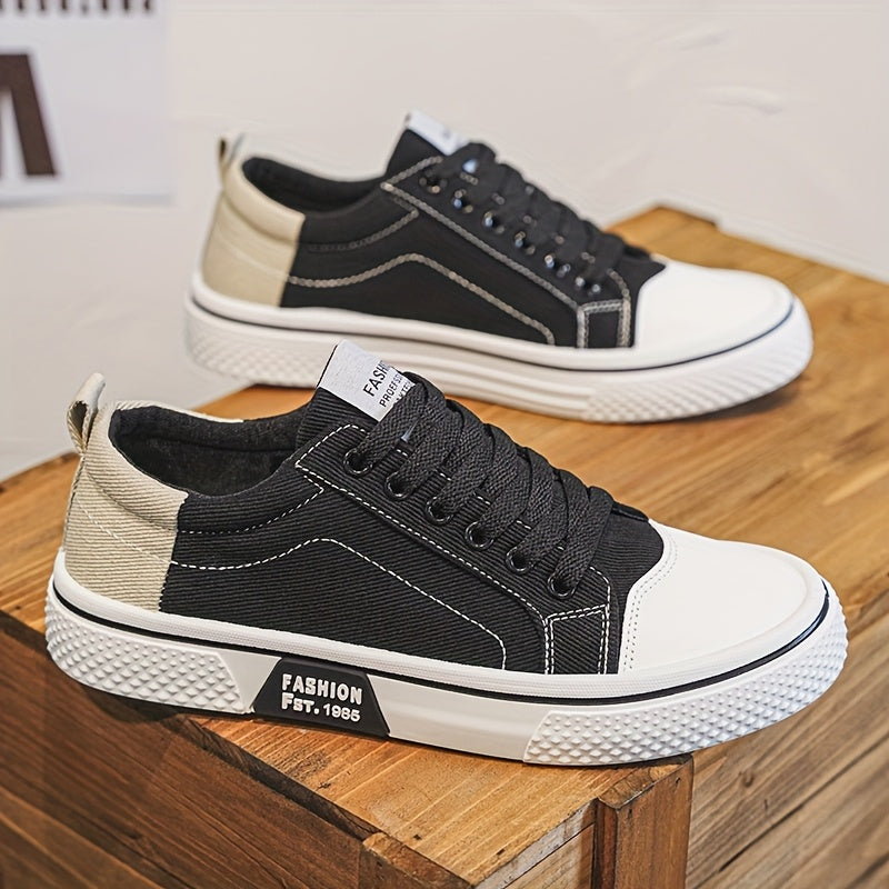 Men'S Sports And Leisure Shoes With Comfortable Lining Canvas Shoes, Simple And Trendy Outdoor Sports, Hiking Vacation, Casual And Fashionable Men'S Shoes