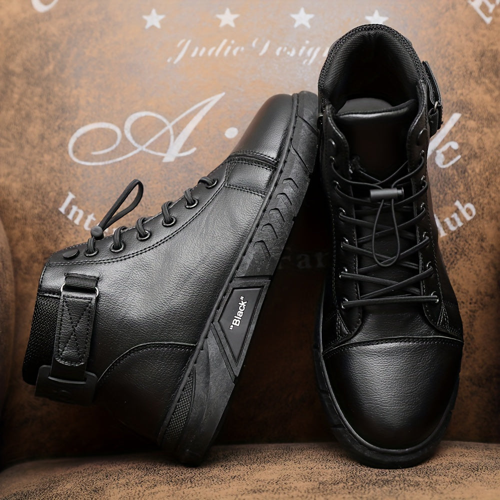 Men's High-top Men's Shoes British Fashion Casual Shoes