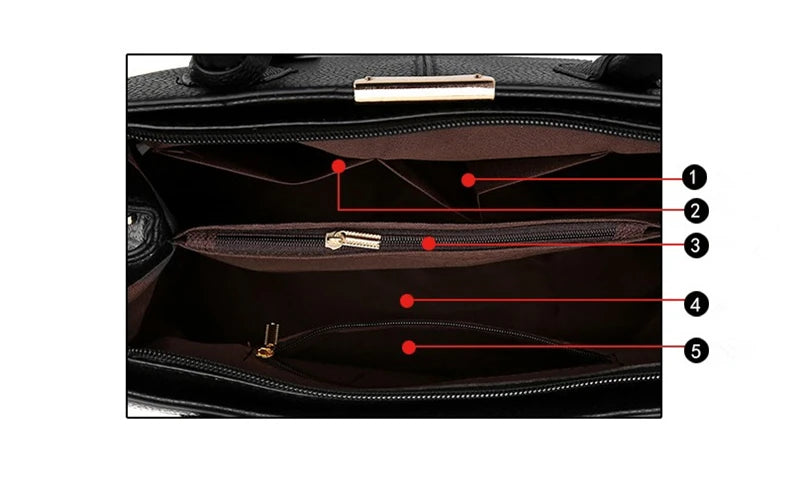 Yogodlns Famous Designer Brand Bags Women Leather Handbags New Luxury Ladies Hand Bags Purse Fashion Shoulder Bags