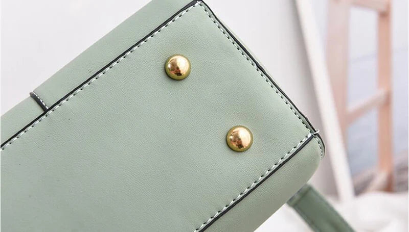 Simple Handbag For Women PU Leather Shoulder Bag Fashion Small Handle Bag Designer Crossbody Bag Daily Lady Shopping Hand Pouch