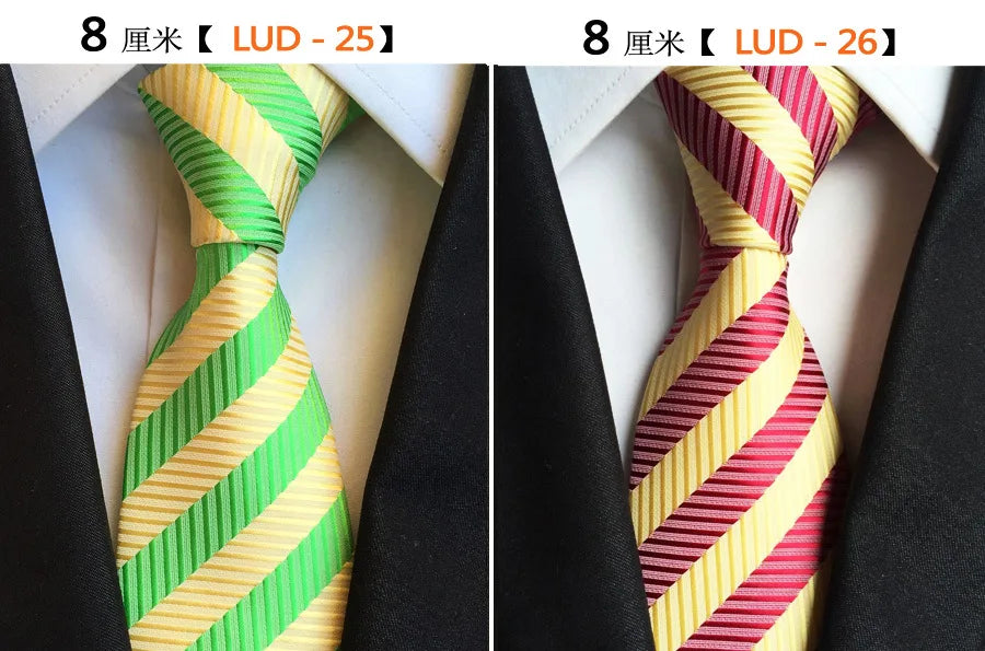 68 Colors NEW 8cm Tie for Man Tie Luxury Striped Flower Business Neck Tie Suit Cravat Wedding Party Necktie Men Gift