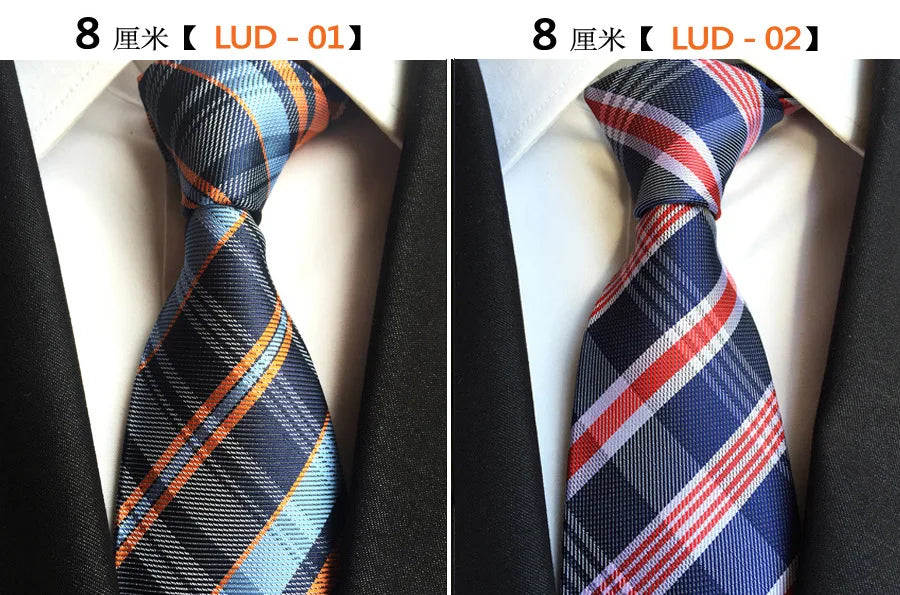 68 Colors NEW 8cm Tie for Man Tie Luxury Striped Flower Business Neck Tie Suit Cravat Wedding Party Necktie Men Gift