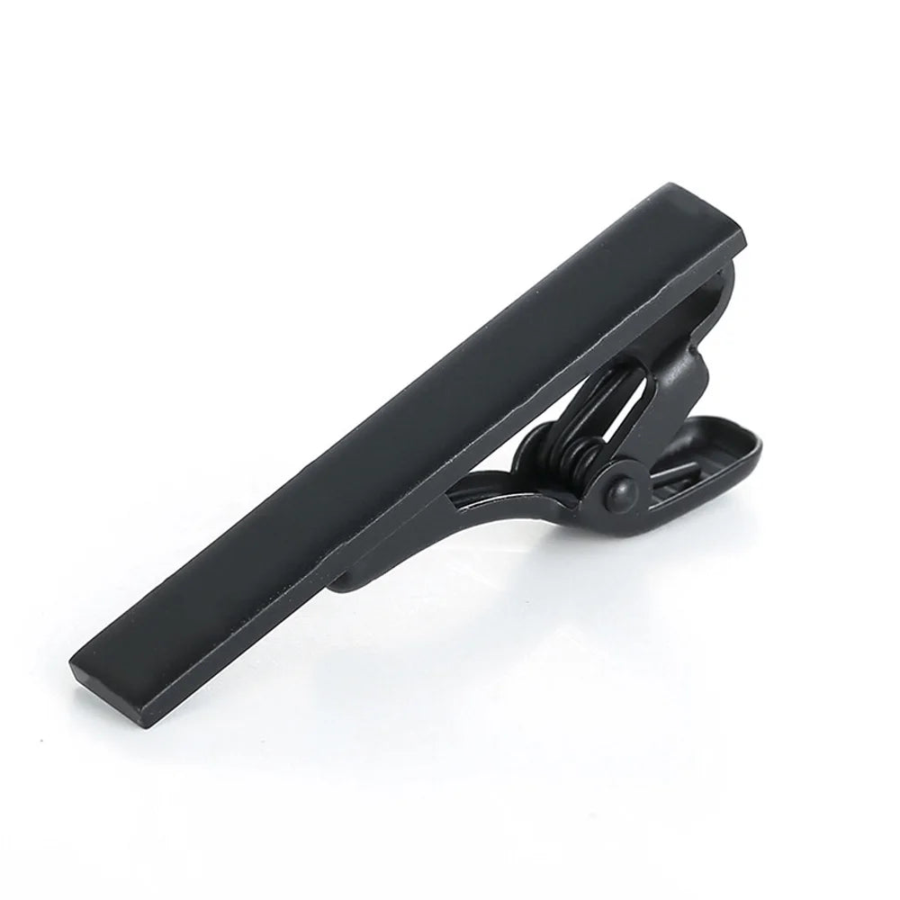 Men Classic Candy Color Tie Clasp Necktie Party Tie Clips Wedding Accessories
