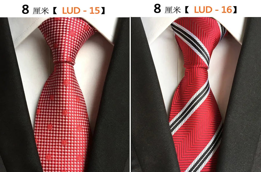 68 Colors NEW 8cm Tie for Man Tie Luxury Striped Flower Business Neck Tie Suit Cravat Wedding Party Necktie Men Gift