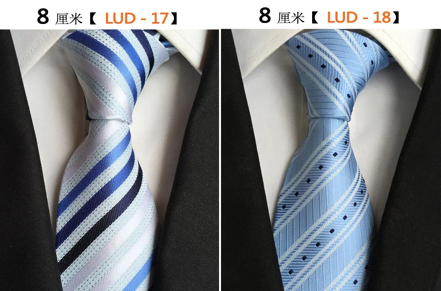 68 Colors NEW 8cm Tie for Man Tie Luxury Striped Flower Business Neck Tie Suit Cravat Wedding Party Necktie Men Gift