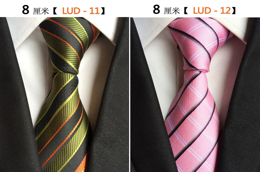 68 Colors NEW 8cm Tie for Man Tie Luxury Striped Flower Business Neck Tie Suit Cravat Wedding Party Necktie Men Gift