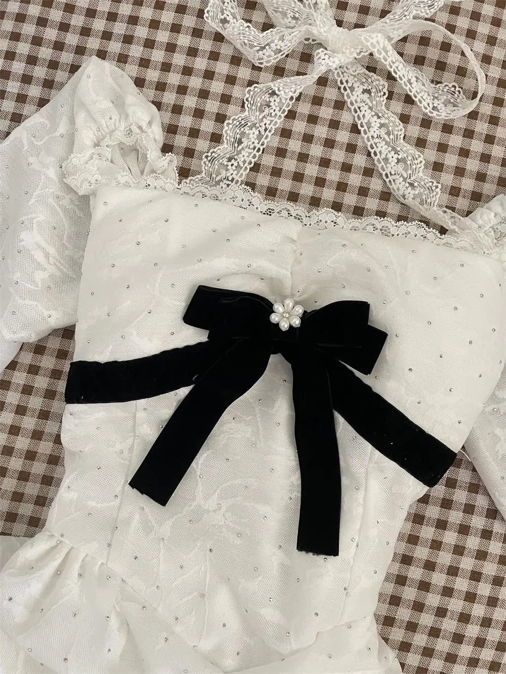 Spring Elegant Women Dress Vintage Style Long Sleeve Bow Detail Slim Fit Flared Hem Comfortable Party Dress Casual Dress 2025