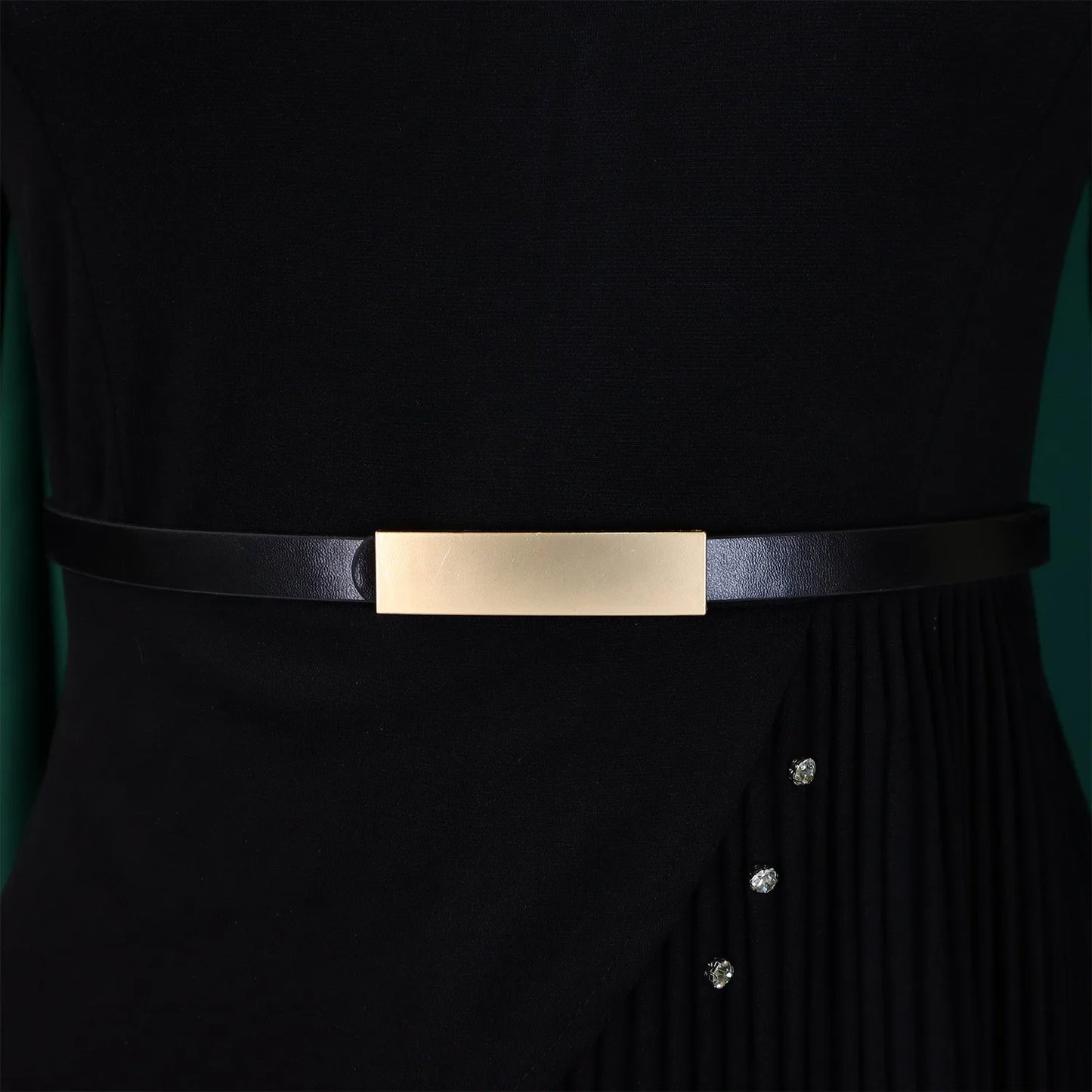 L-3XL Plus Size Elegant Midi Dress 2025 Spring Summer Women Office Lady Dress Casual 3/4 Sleeve Bandage Robe Oversize Dress