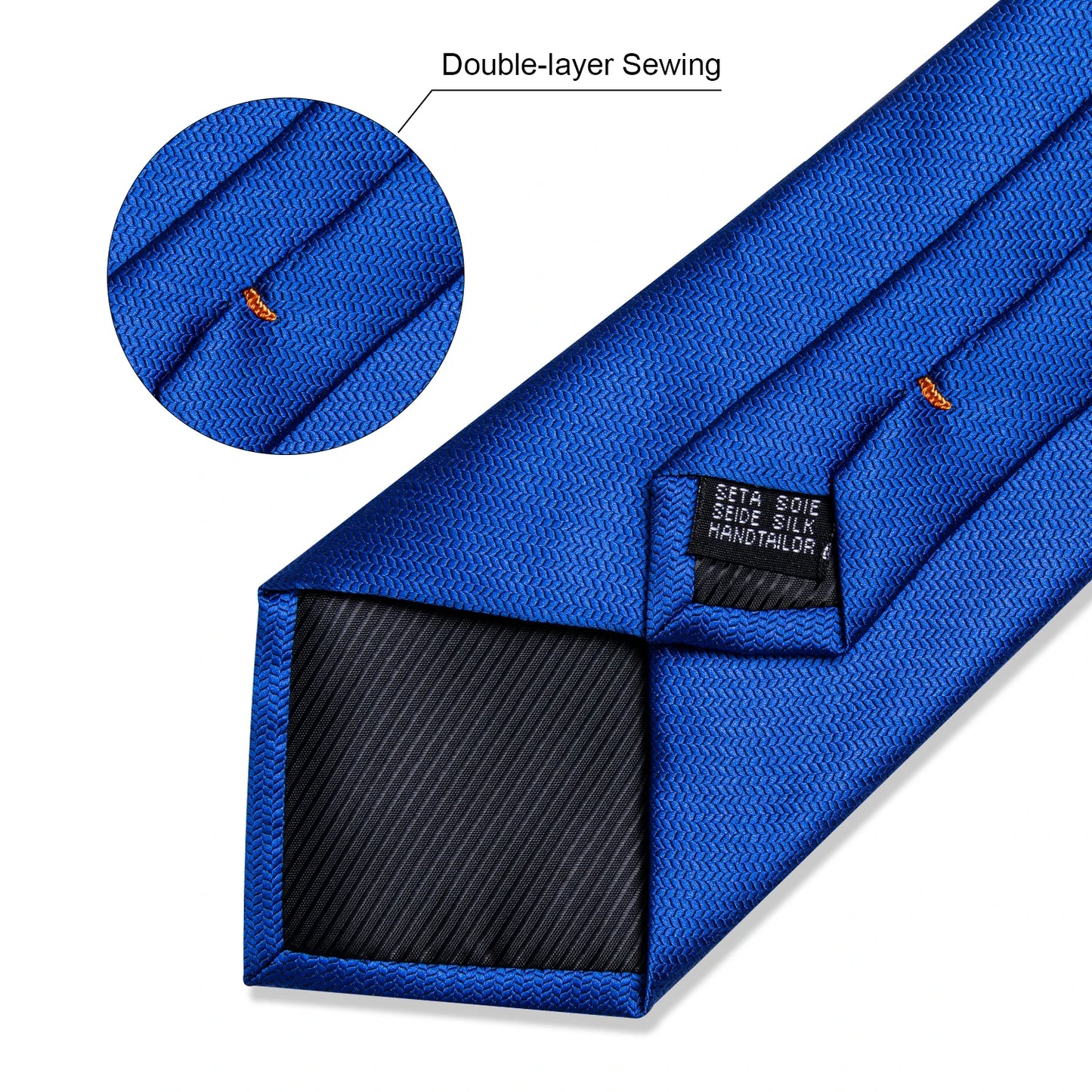Men's Ties Solid Pink Blue Green Purple Wedding Party Accessories Groom Necktie Handkerchief Cufflinks Gift for Husband