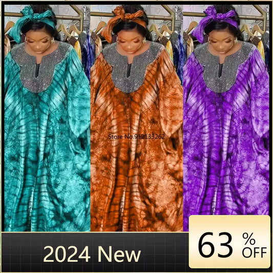 Spring Autumn New African Dresses For Women Vetement Femme Dashiki Abaya Maxi Dress Africa Clothes Dashiki Ankara Dresses