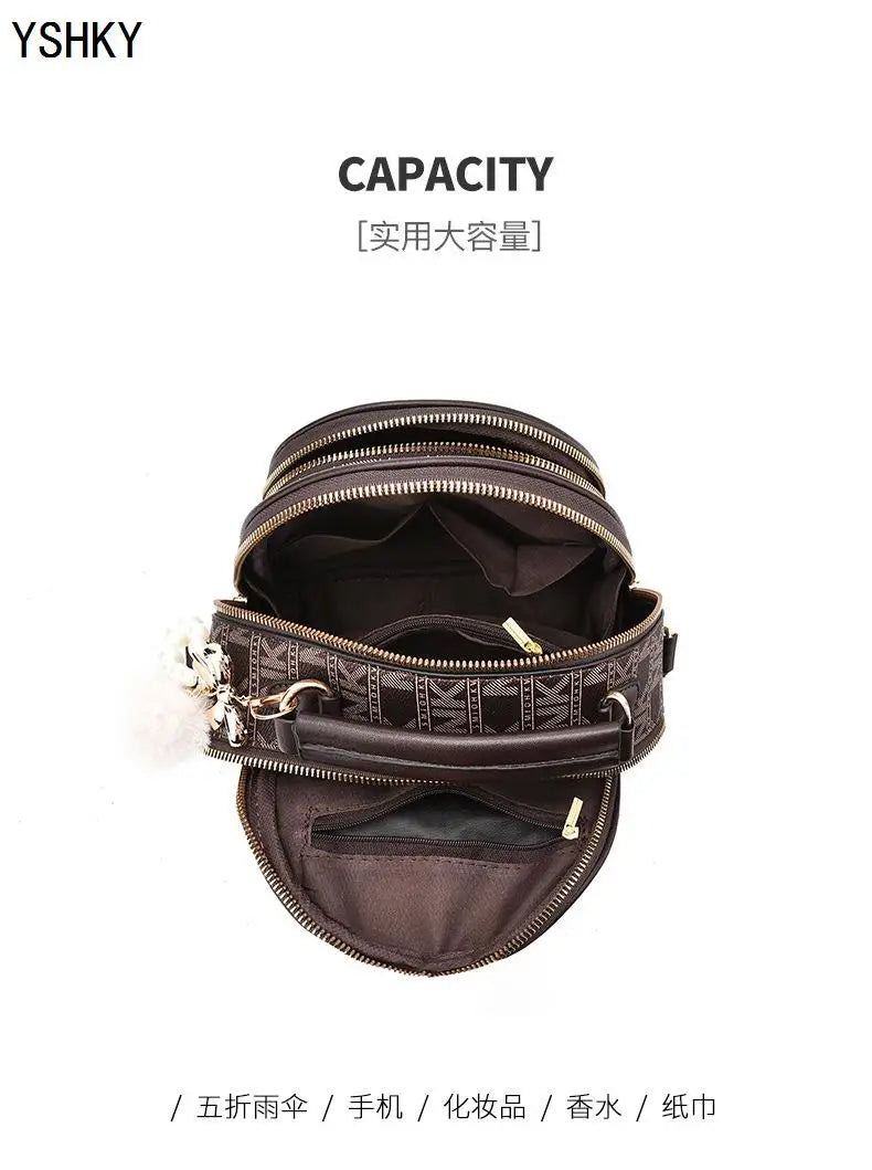 Women's bag 2025 new fashion women's bags hit color hand-held bag Europeand the United States all-match shoulder messenger bag