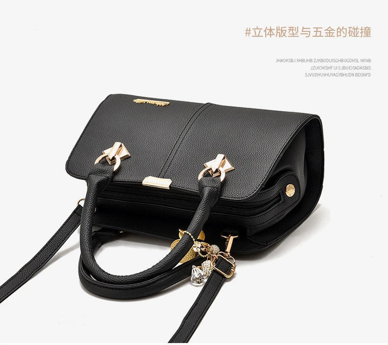 New Woman Shoulder Bag Large Capacity Handbag for Women Crossbody Bag PU Portable Bucket Bag Ladies Messenger Bags Tote Bags