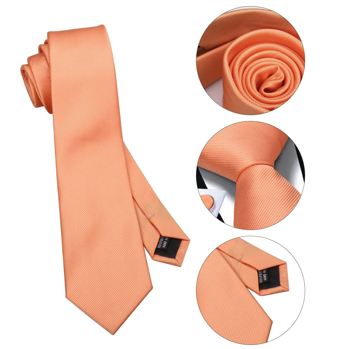 Solid Tie 7.5cm Necktie For Men Fashion Wedding Ties Slim Blue Gray Classic Neckties Men Business Jacquard Woven Classic Gravats