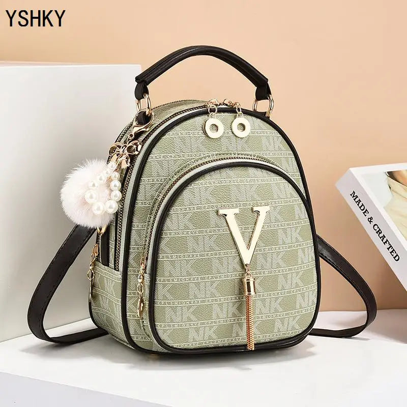 Women's bag 2025 new fashion women's bags hit color hand-held bag Europeand the United States all-match shoulder messenger bag