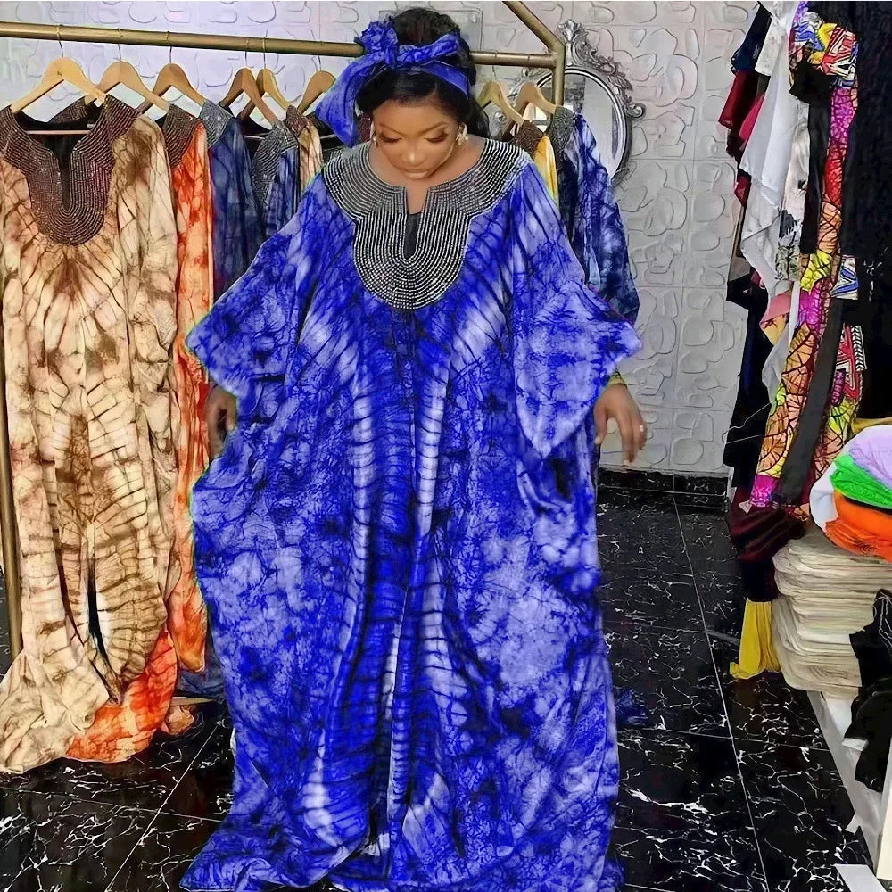 Spring Autumn New African Dresses For Women Vetement Femme Dashiki Abaya Maxi Dress Africa Clothes Dashiki Ankara Dresses