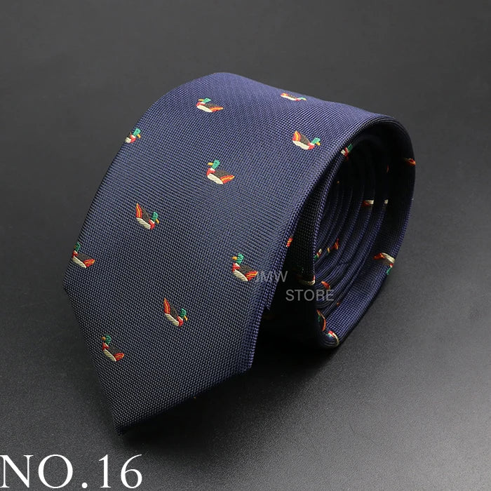New Design Wedding Men Tie Green Wine Red Paisley Flower Animal Neckties Men Business Dropshipping Groom Collar Accessories Gift