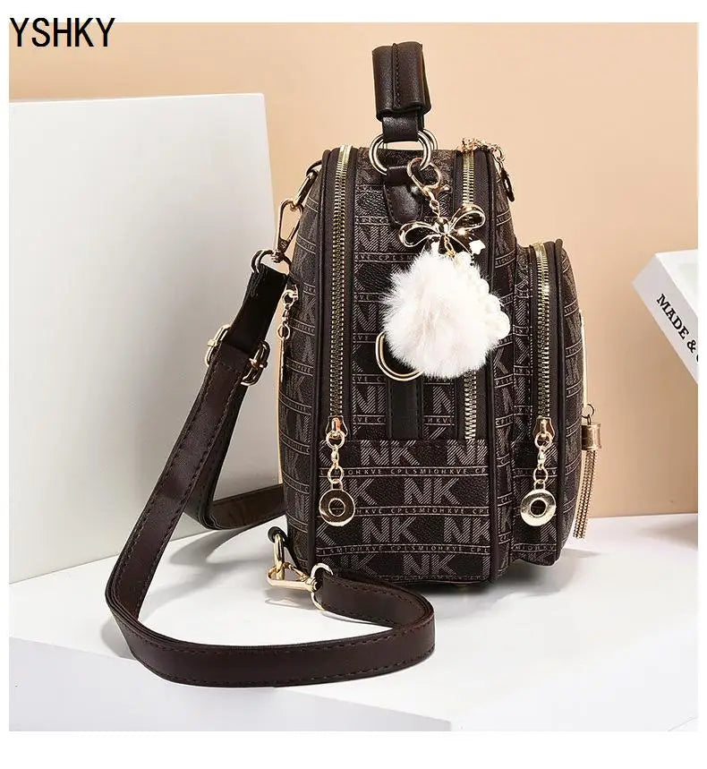 Women's bag 2025 new fashion women's bags hit color hand-held bag Europeand the United States all-match shoulder messenger bag