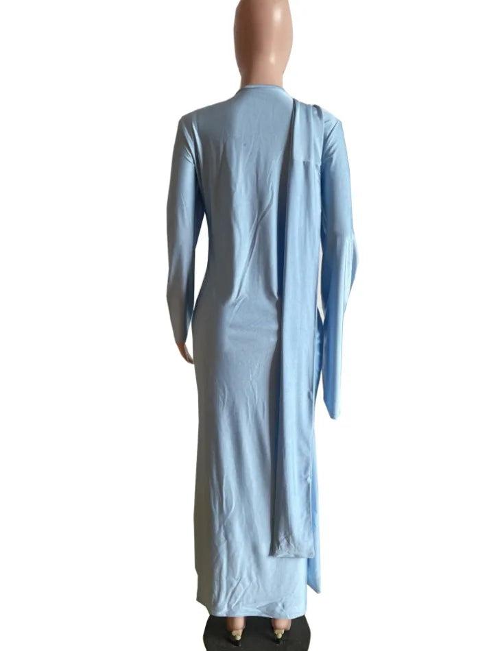 2024 Womens Dresses Spring Elegant Dresses for Women Long Shoulder Strap Loose Solid Color Casual Long Dresses Woman Clothing