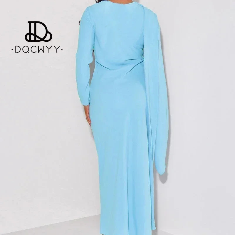 2024 Womens Dresses Spring Elegant Dresses for Women Long Shoulder Strap Loose Solid Color Casual Long Dresses Woman Clothing