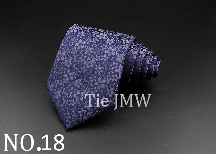 8 cm Tie Gravatas Newest Design Woven 8 cm Silk Necktie Wedding Business Suit Accessories Blue Man Dot Fit Group Party Office