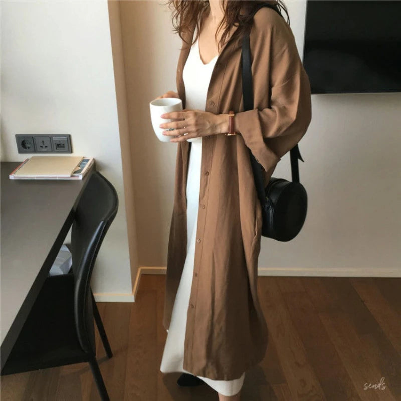 Midi Spring Clothes Shirt Tshirts Dresses for Women 2024 Black Woman Dress One-piece Fashion New in Cotton Xxl Vintage Trendy X