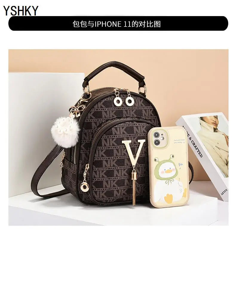 Women's bag 2025 new fashion women's bags hit color hand-held bag Europeand the United States all-match shoulder messenger bag