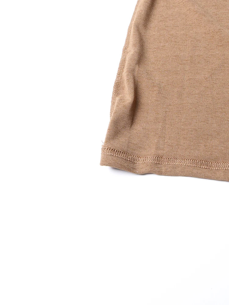 TWOTWINSTYLE Knitting White Dresses For Women V Neck Long Sleeve High Waist Hollow Out Slim Dress Female Summer 2023 Clothing