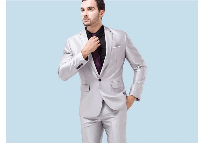 Suit For Men Elegant Wedding 3 Pieces 2 Sets Blazers Full Jackets Vest Pants Formal Fashion Luxury Coats 2025 Classic Costume