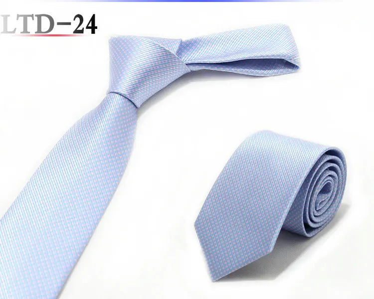 Luxury 7CM Mens Ties Striped Dot Necktie Formal Classic Business Neck Ties Jacquard Woven Necktie For Men Groom Wedding Party