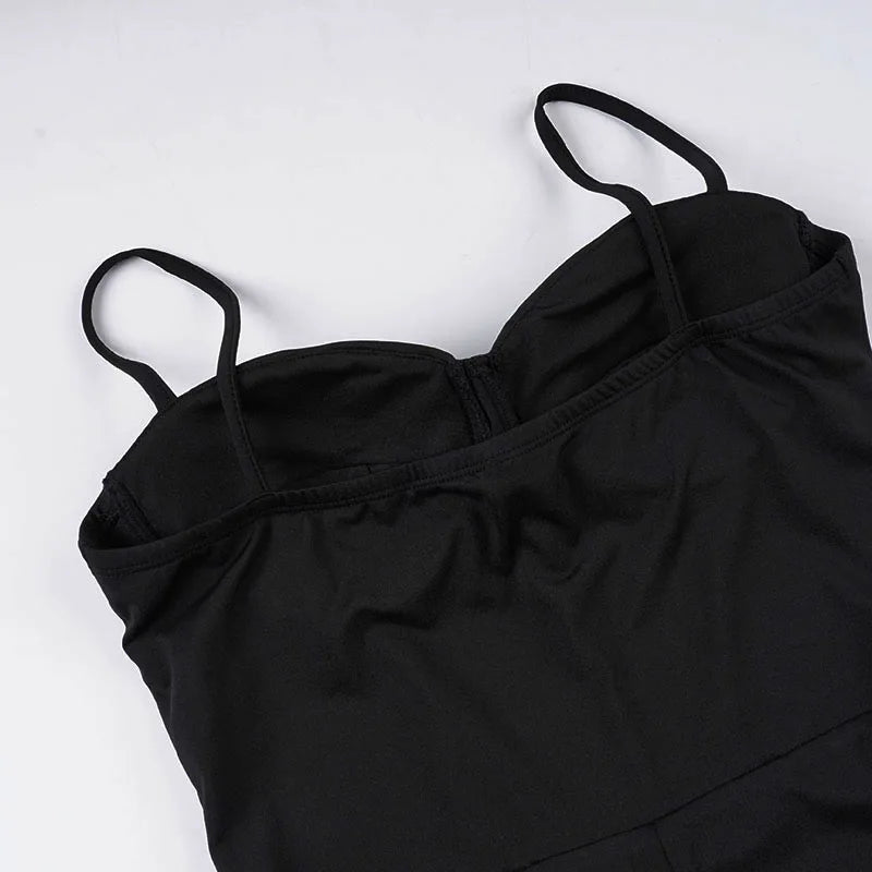 Women's Strapless Jumpsuit with Built-in Padded Bra Backless Flare Leg Slim-Fit Y2K Hot Girl Ideal for Party Club & Daily Outfit