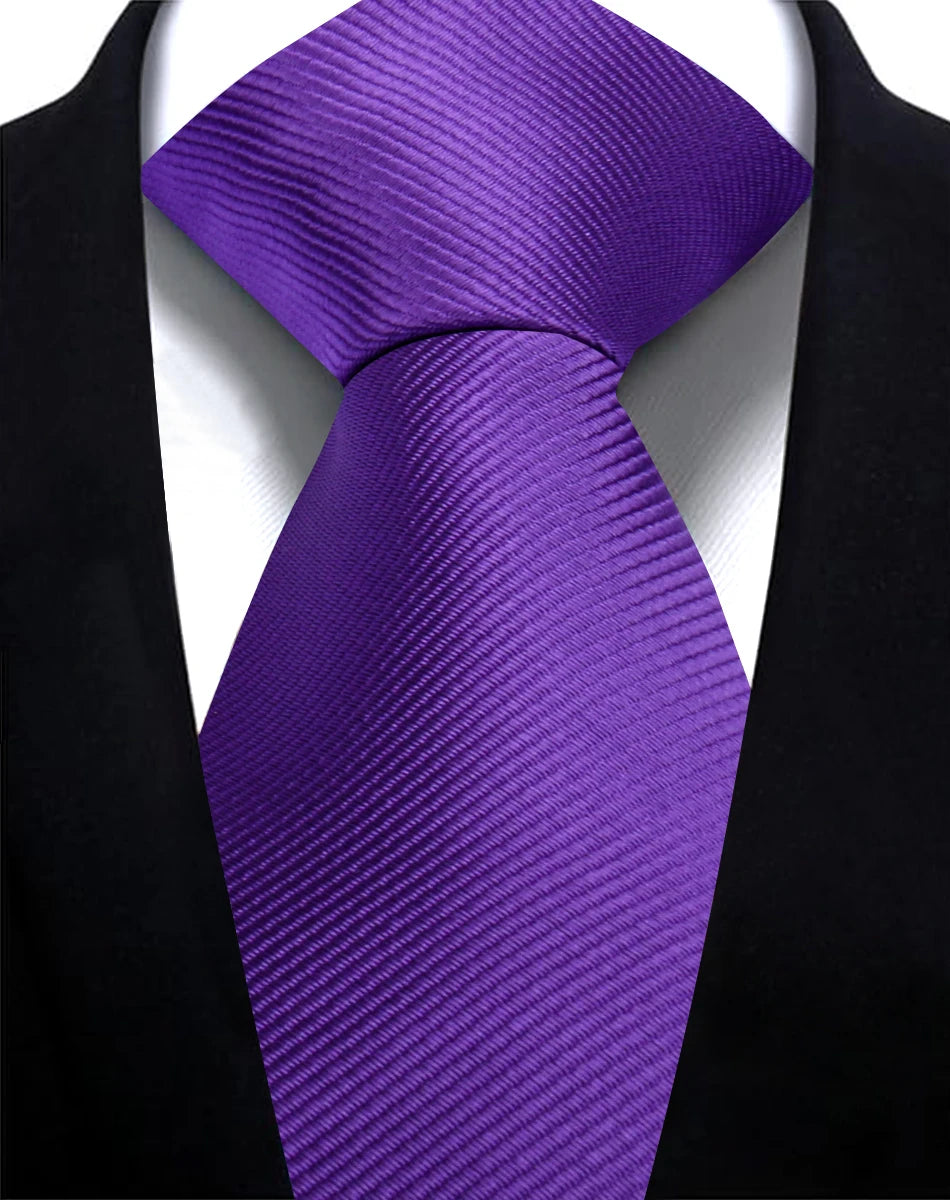 Solid Tie 7.5cm Necktie For Men Fashion Wedding Ties Slim Blue Gray Classic Neckties Men Business Jacquard Woven Classic Gravats