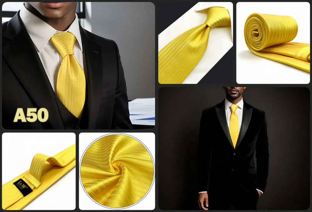 Red Pink Luxury Ties for Men Business Neckties Solid Blue Wedding Suit Formal Dress School Accessories Dropshipping